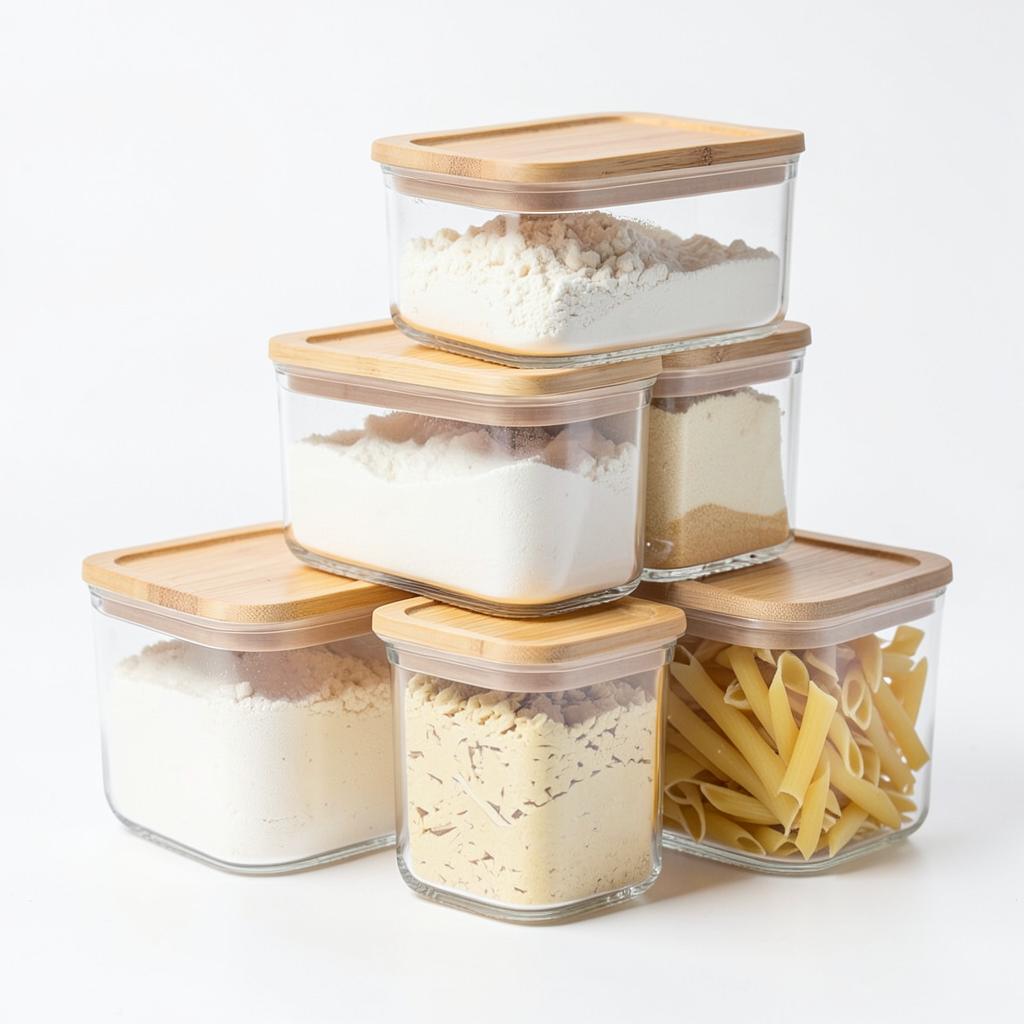 Stackable Airtight Food Storage Containers